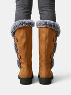 Women's Winter High Boots with Fur