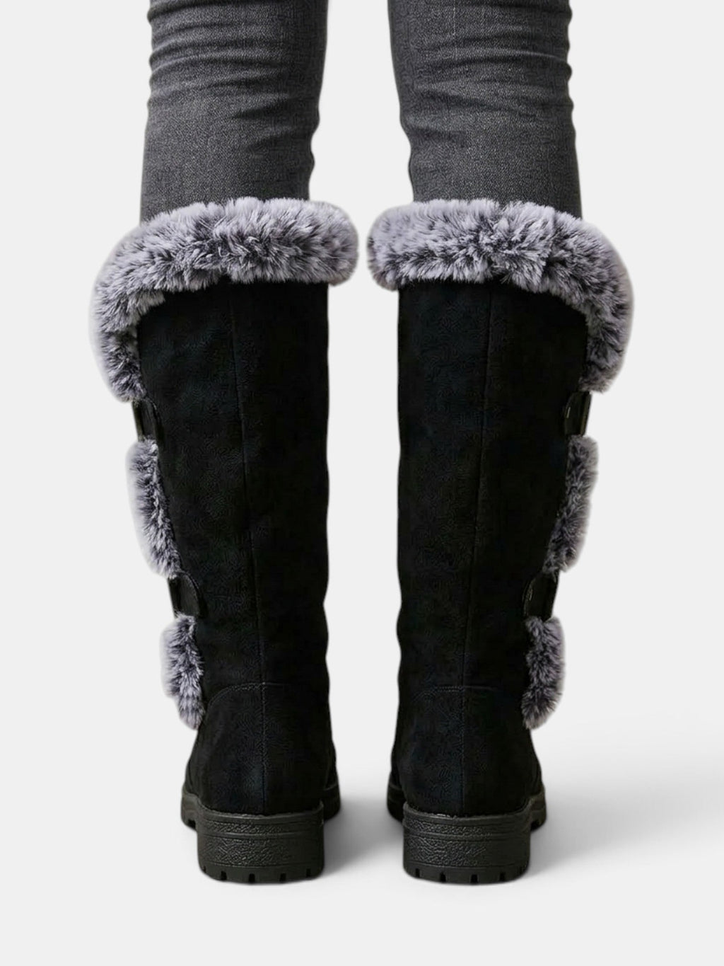 Women's Winter High Boots with Fur
