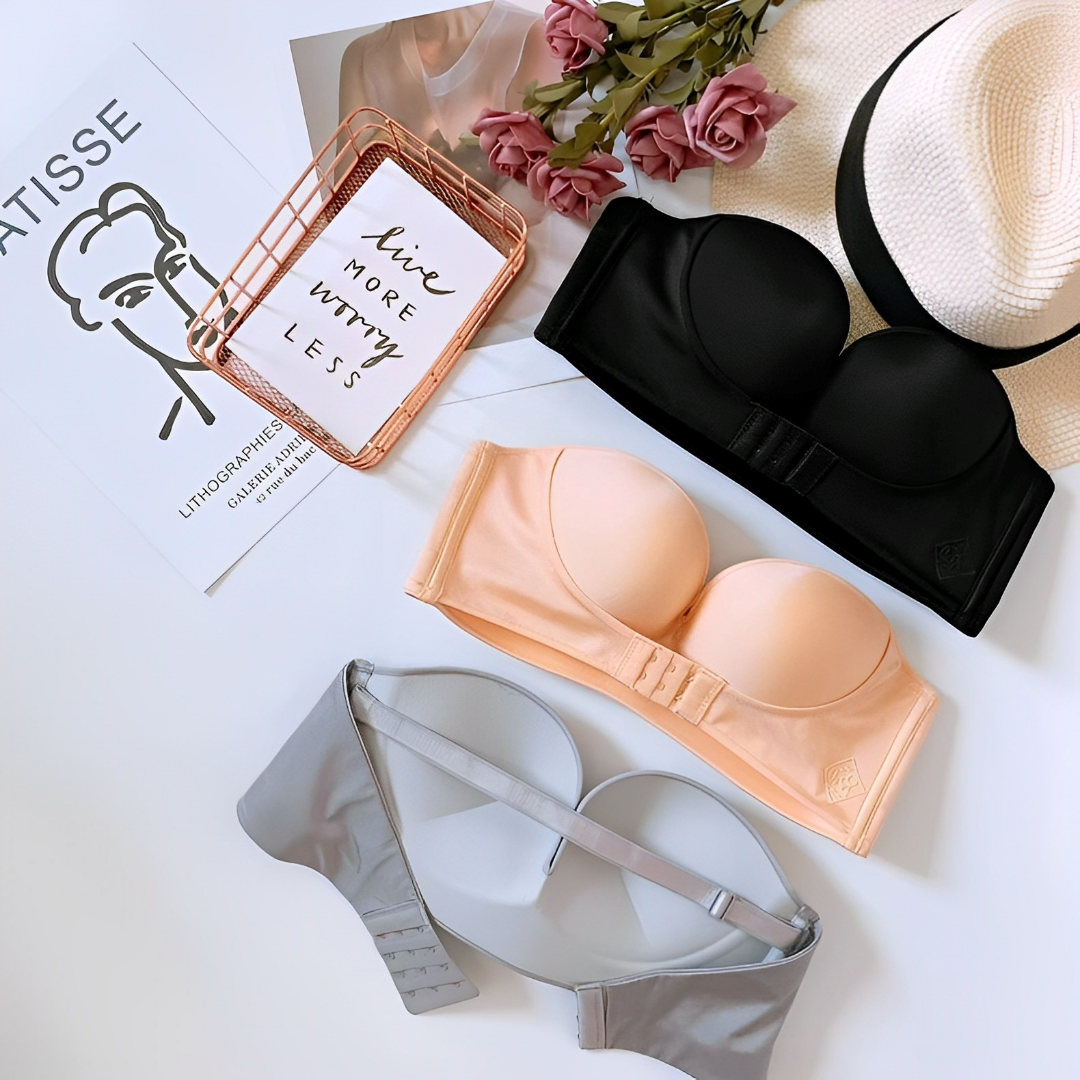 Strapless Push-up BH für maximalen Lift