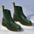Women's Winter Boots with Non-Slip Sole and Warming Design - Green