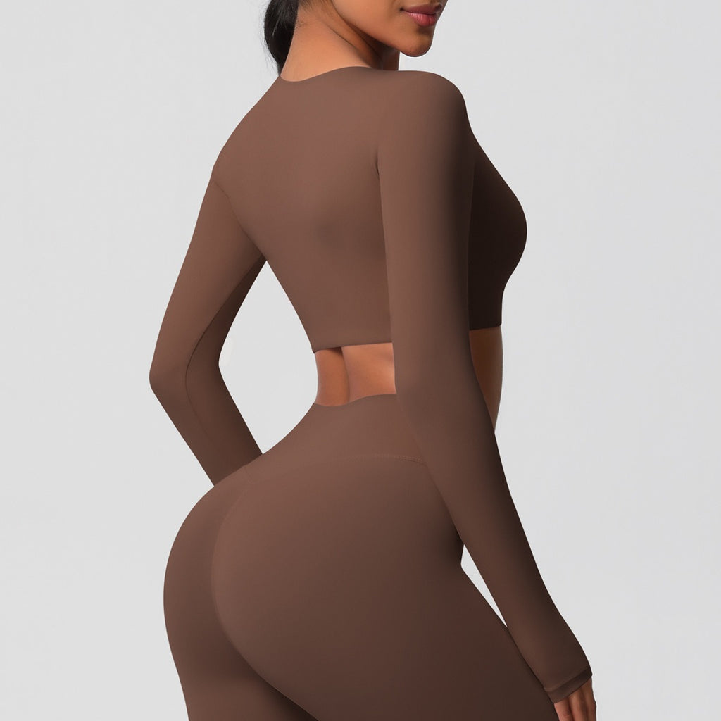 SculptFit Langarm Shaping Crop Top