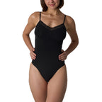 Spitzenbesetzter Camisole-Bodysuit