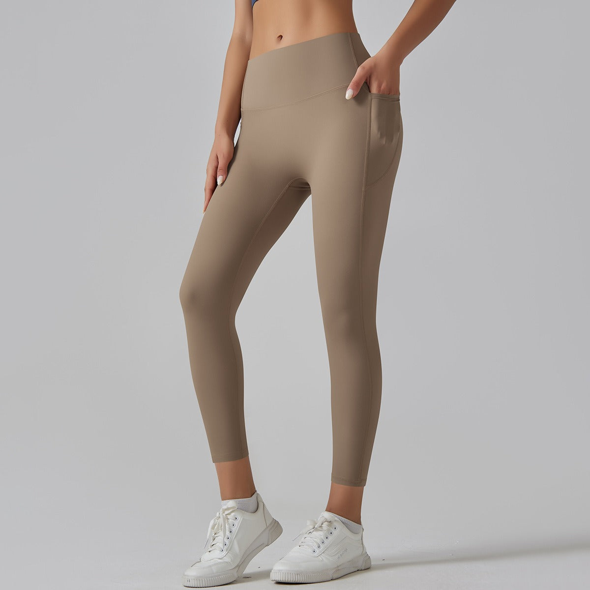 Hohe Taillen Taschen Sculpting Leggings
