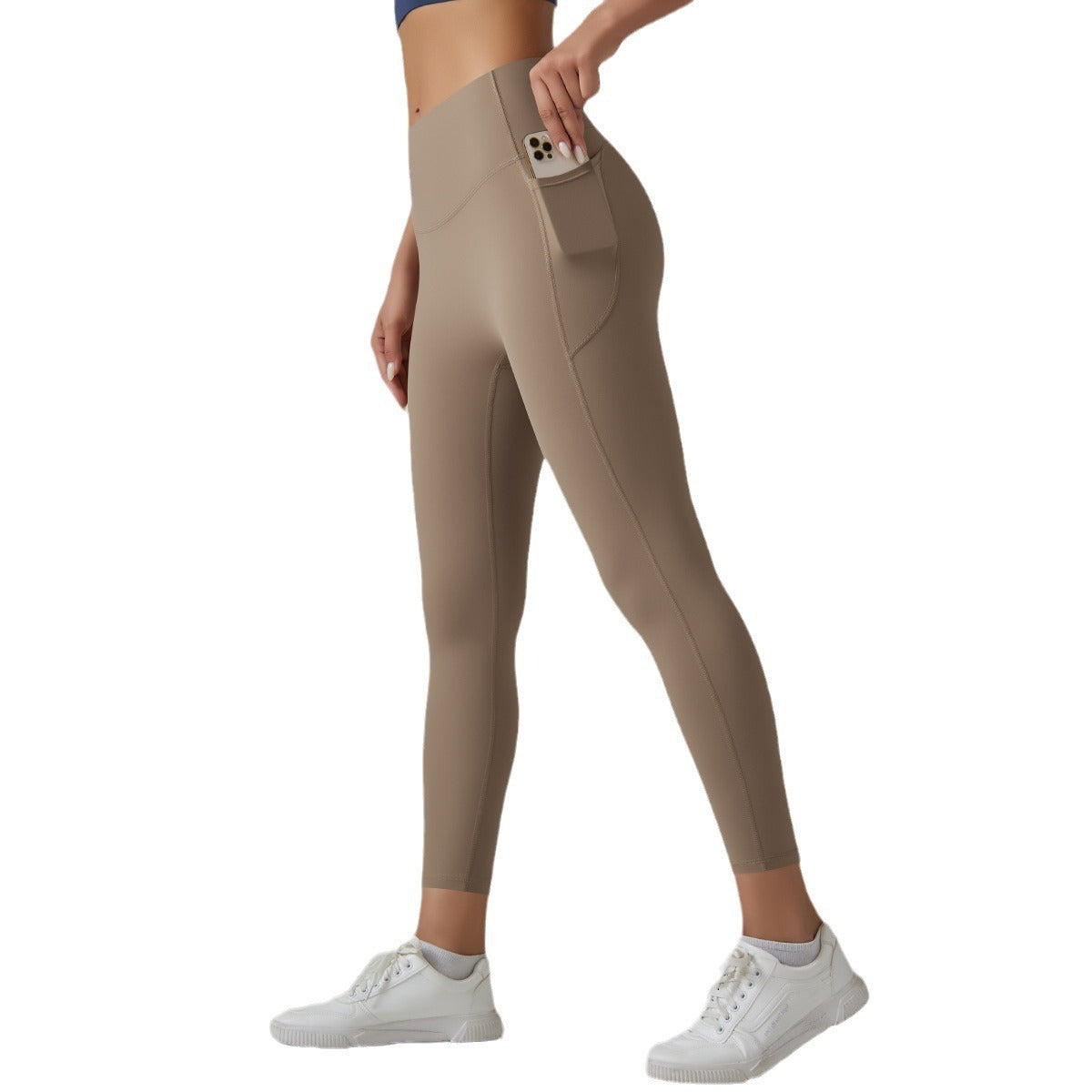 Hohe Taillen Taschen Sculpting Leggings