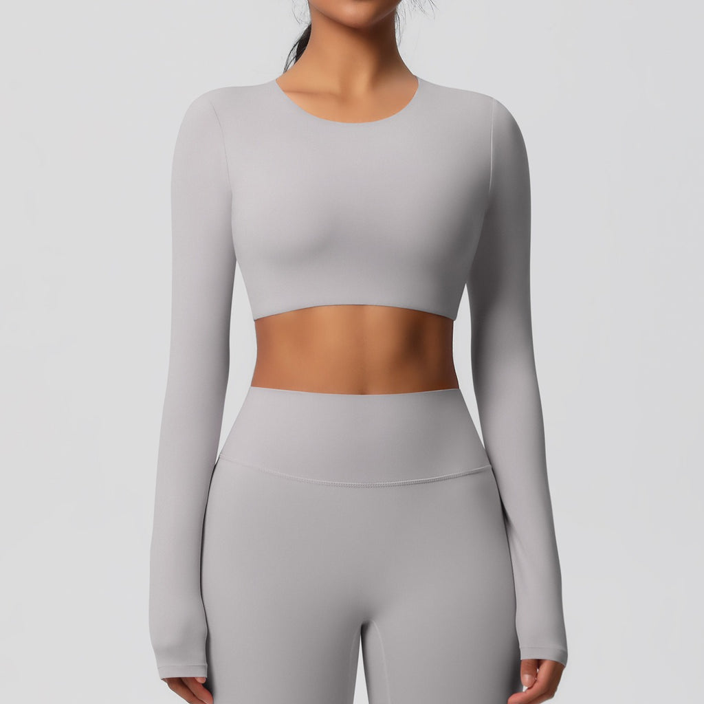 SculptFit Langarm Shaping Crop Top