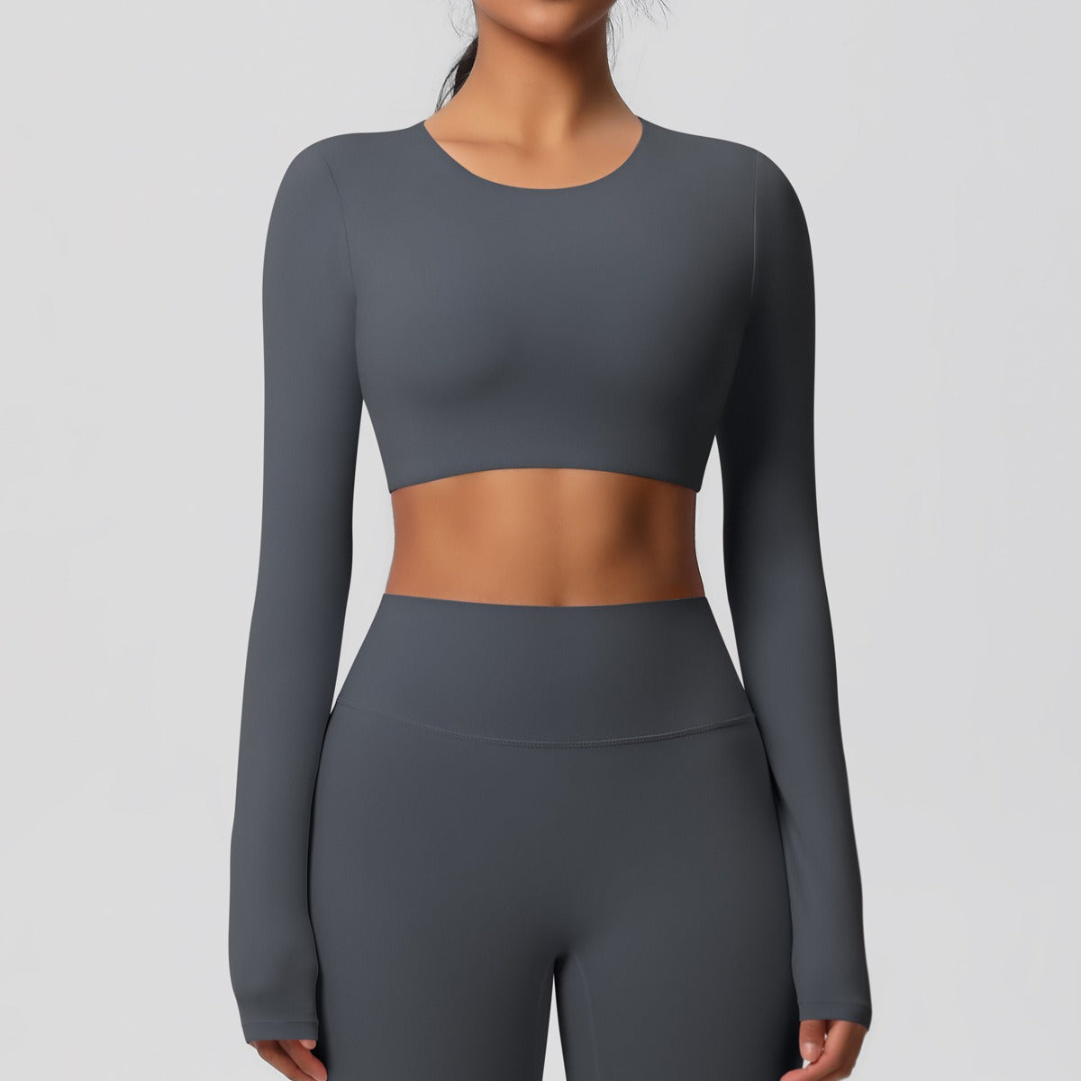 SculptFit Langarm Shaping Crop Top