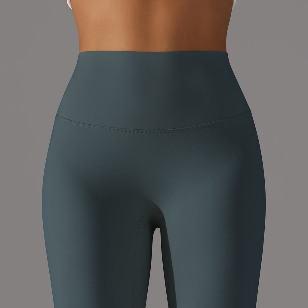 Hohe Taillen Glatte Sculpting Leggings