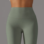 Hohe Taillen Glatte Sculpting Leggings