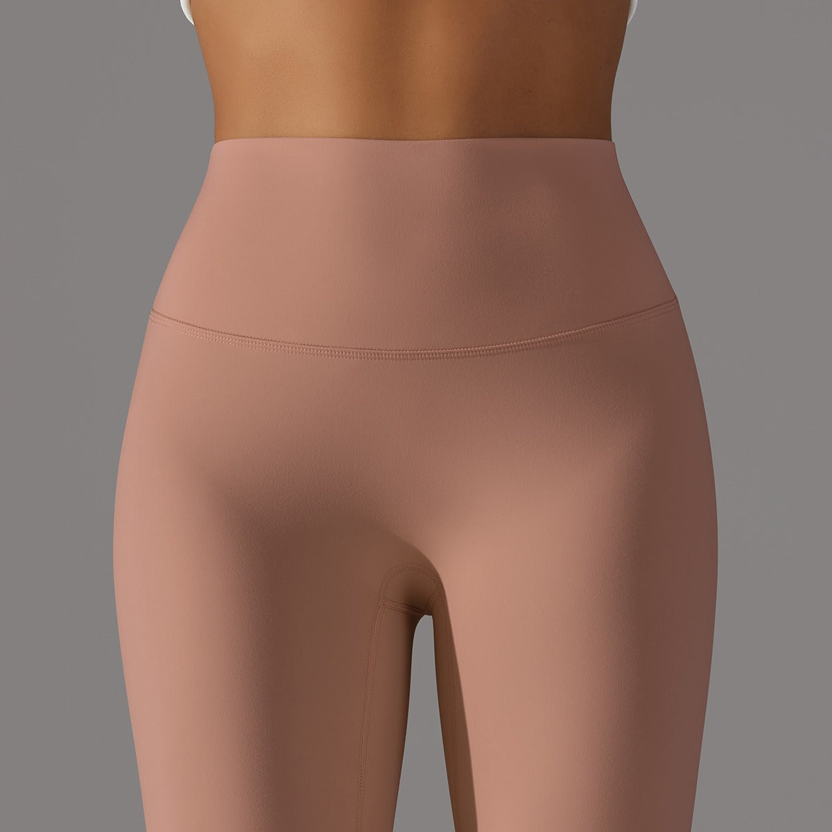 Hohe Taillen Glatte Sculpting Leggings