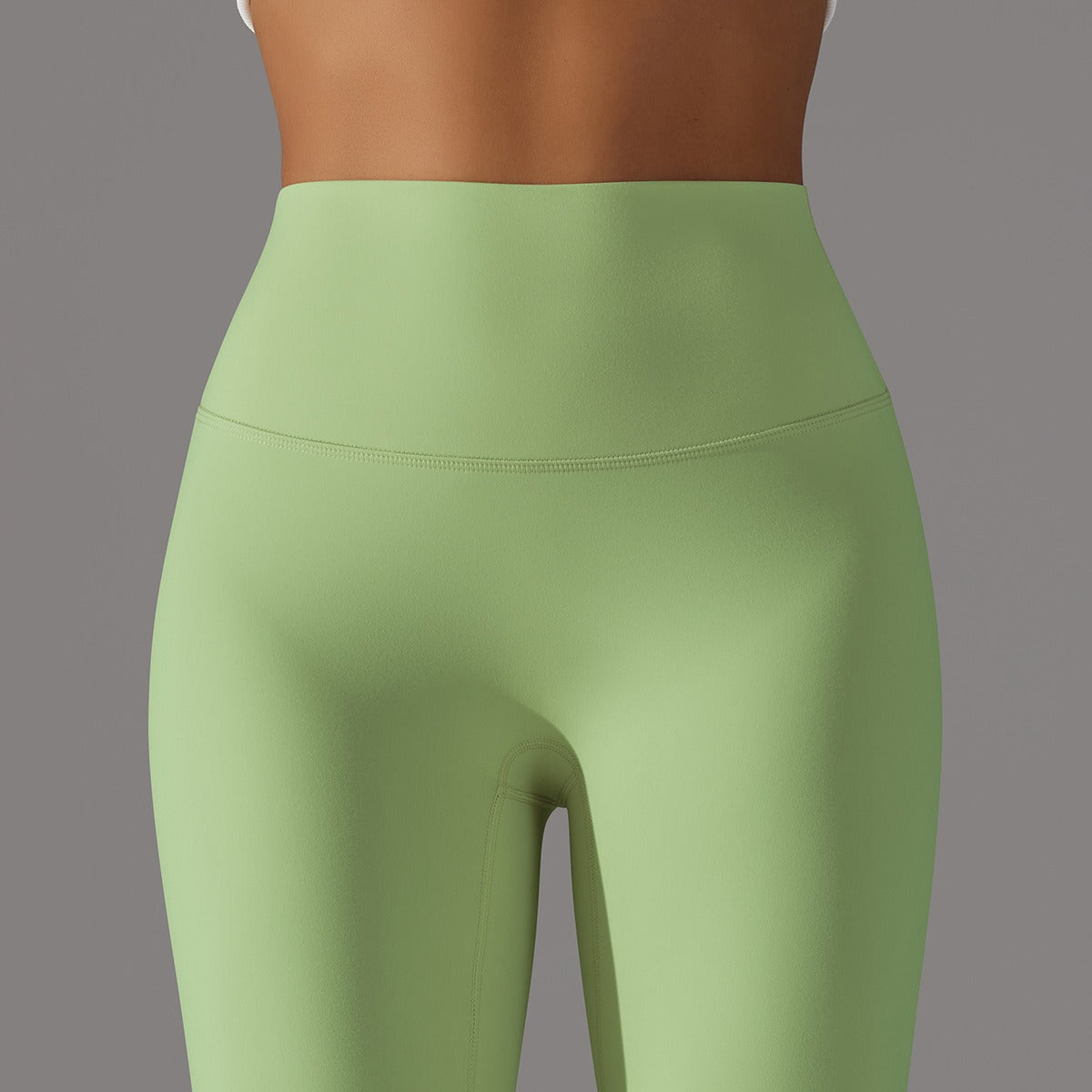 Hohe Taillen Glatte Sculpting Leggings