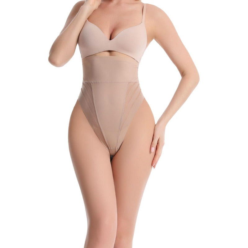 Hochtaillierter nahtloser String-Shapewear