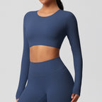 SculptFit Langarm Shaping Crop Top