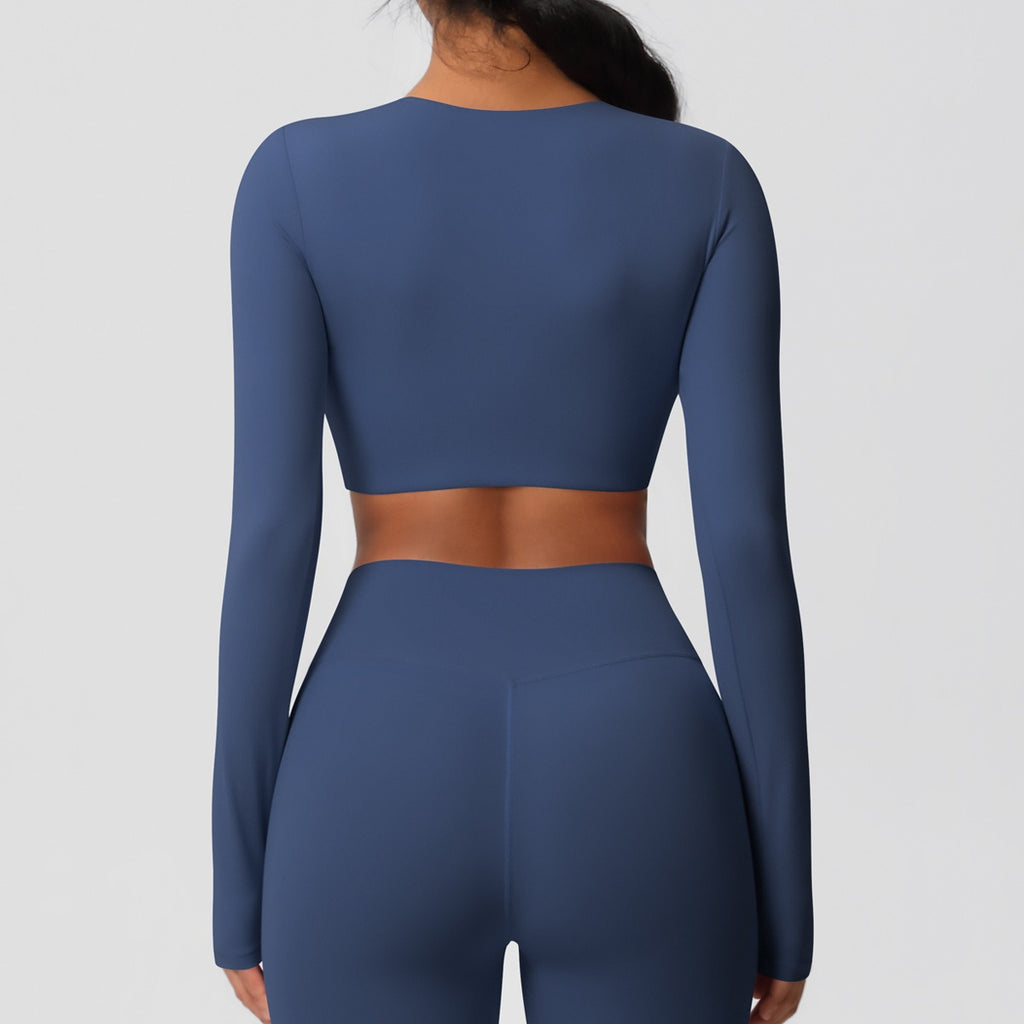 SculptFit Langarm Shaping Crop Top