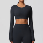 SculptFit Langarm Shaping Crop Top
