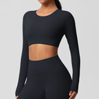 SculptFit Langarm Shaping Crop Top