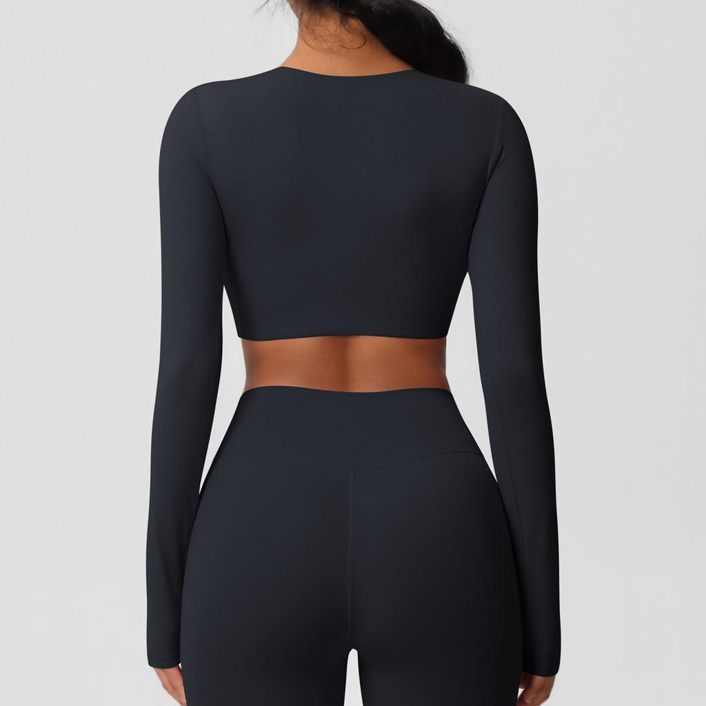 SculptFit Langarm Shaping Crop Top