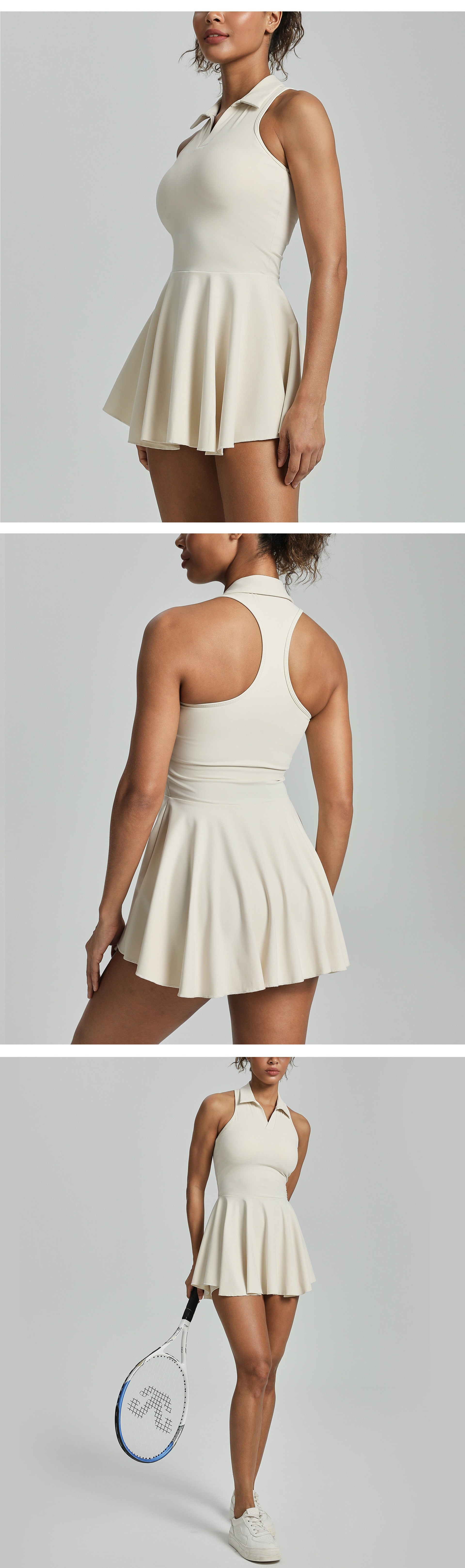 Sportliches Sculpting Fit & Flare Shaping Kleid
