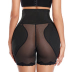 Hohe Taillen Shaping Mesh Shorts