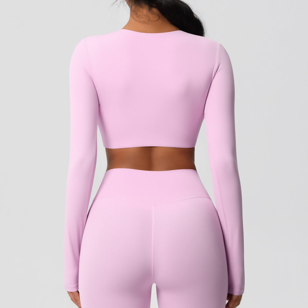 SculptFit Langarm Shaping Crop Top