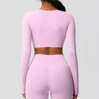 SculptFit Langarm Shaping Crop Top