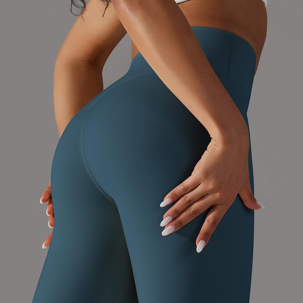 Hohe Taillen Glatte Sculpting Leggings