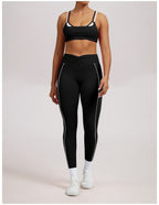 Hohe Taillen Kontrastlinie Sculpting Leggings