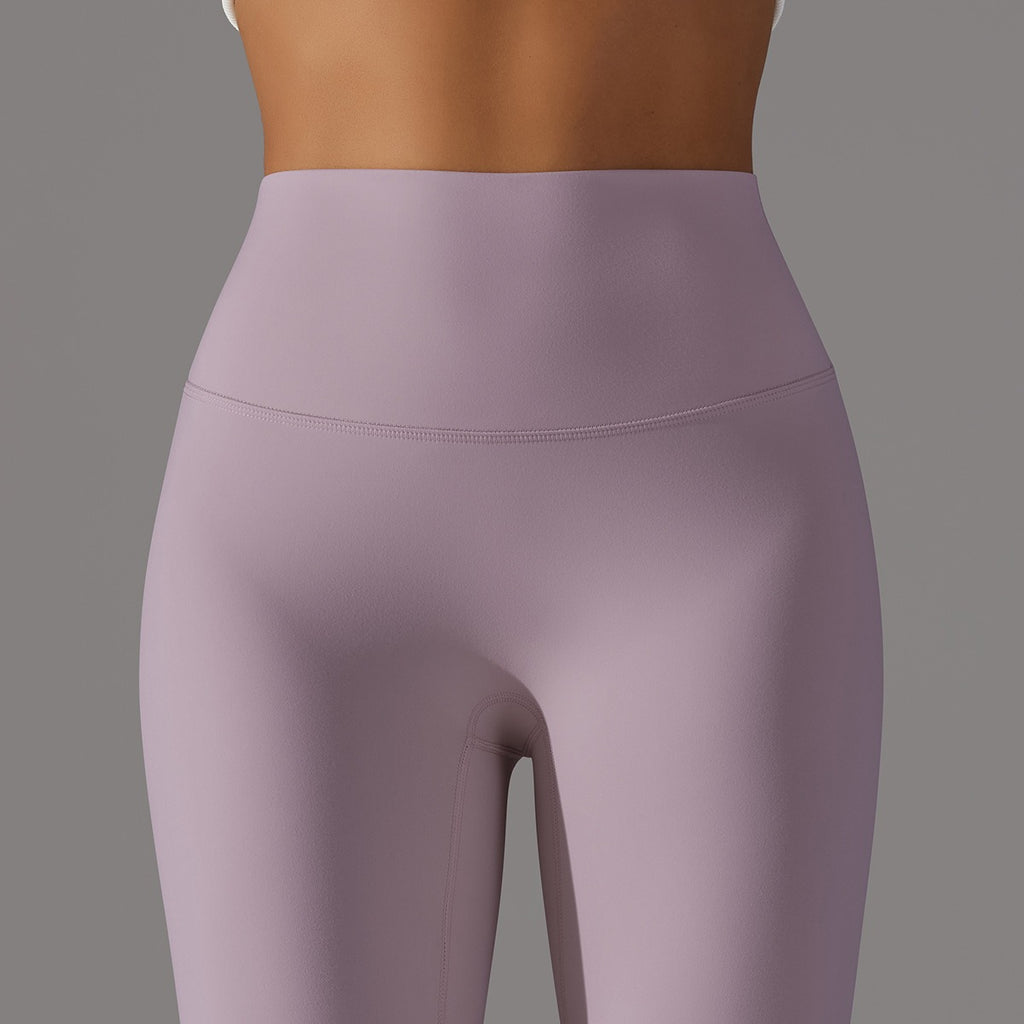 Hohe Taillen Glatte Sculpting Leggings