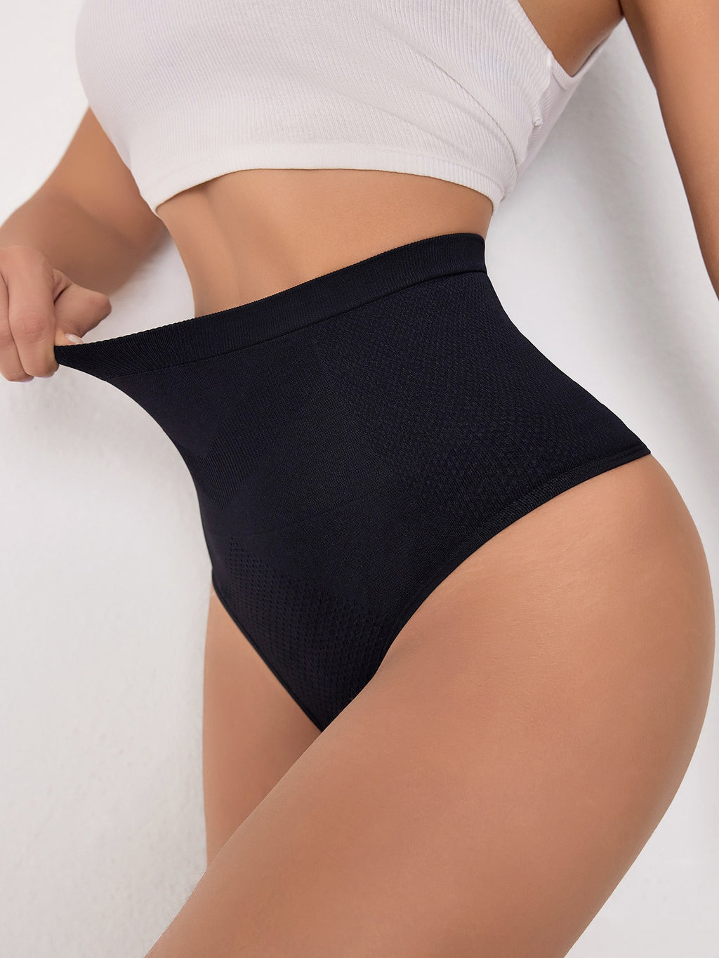 Nahtloser Hoher Taillen Thong Shapewear