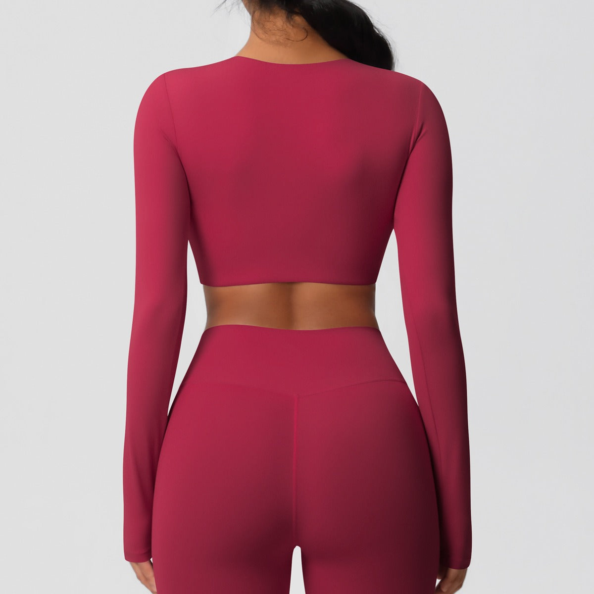 SculptFit Langarm Shaping Crop Top