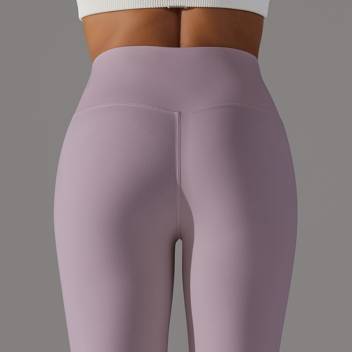 Hohe Taillen Glatte Sculpting Leggings
