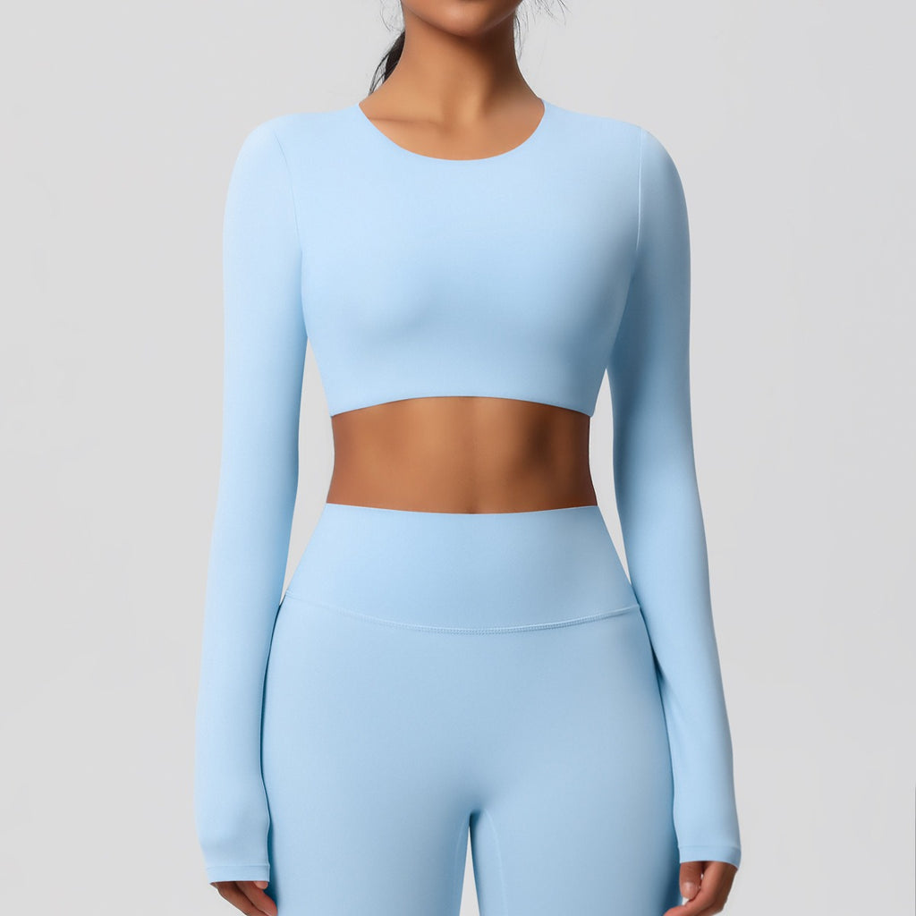 SculptFit Langarm Shaping Crop Top