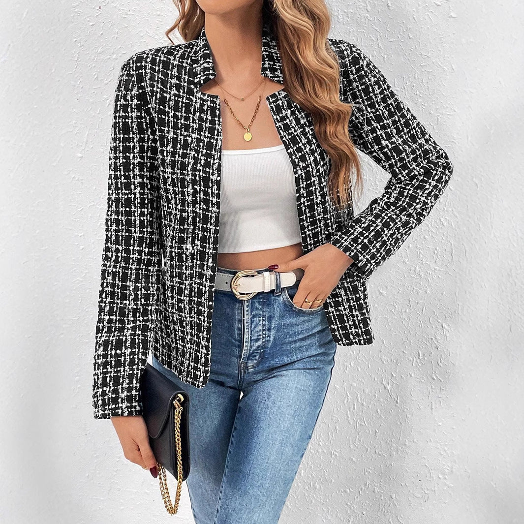 Modische Tweedjacke für Damen