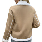 Women's Fashionable and Cuddly Teddy Fleece Jacket