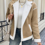 Women's Fashionable and Cuddly Teddy Fleece Jacket