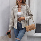 Modische Tweedjacke für Damen