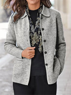Damen lässige Übergangsjacke mit praktischen Taschen und elegantem Schnitt Drune