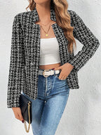 Modische Tweedjacke für Damen