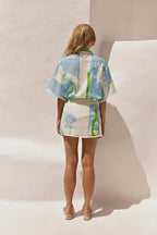 Women’s Patchwork Print Co-Ord Shorts Set