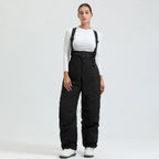 Women's Ski Pants with Suspenders, Snow Overall, Waterproof -40 Degree Warmth - Women's Pants 8