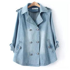 Damen-Cape aus Denim