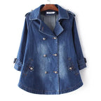 Damen-Cape aus Denim