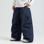 Unisex Ski Pants, Relaxed Fit, Breathable Insulated Snowboard Pants with Zipper - Color 9