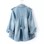 Damen-Cape aus Denim