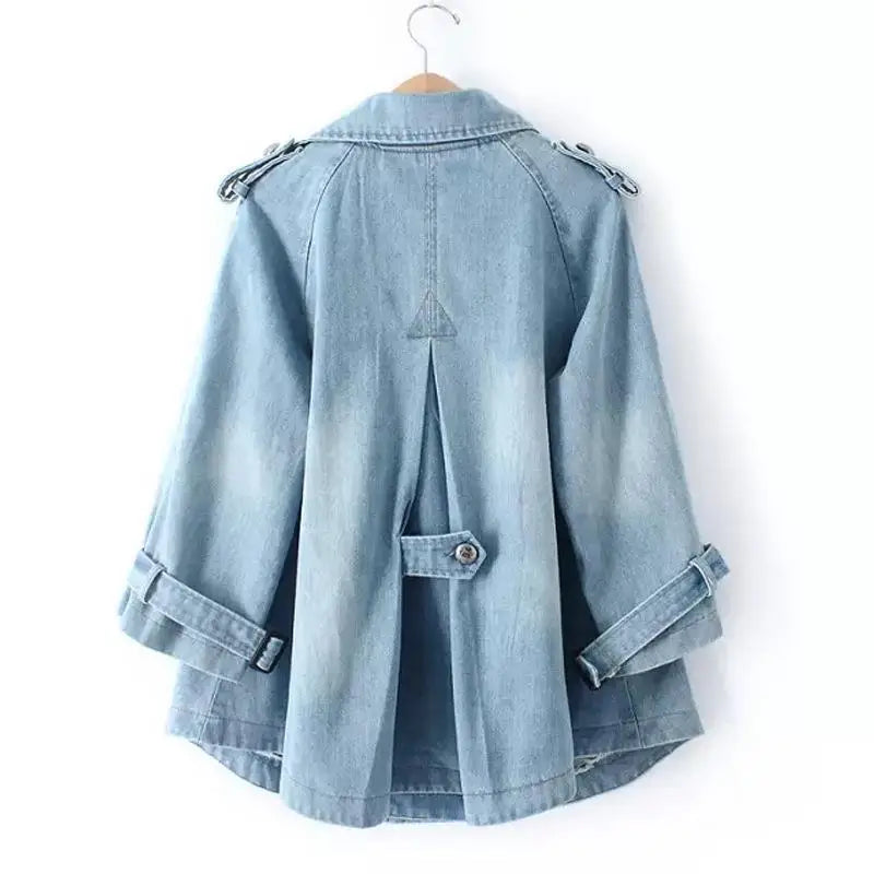 Damen-Cape aus Denim