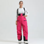 Women's Ski Pants with Suspenders, Snow Overall, Waterproof -40 Degree Warmth - Women's Pants 1