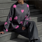 Cozy Winter Knit Sweater in Warm Material | Perfect for Cold Winter Days - Dark Gray