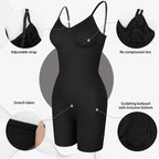 Nahtloser formender Bodysuit mit verstellbaren Trägern