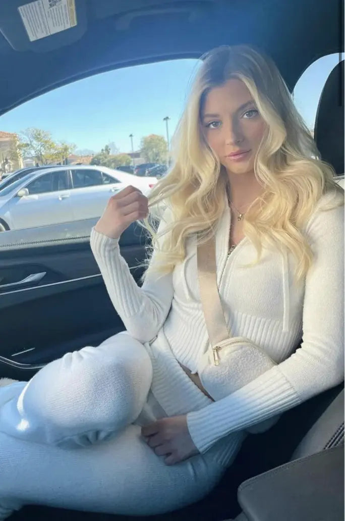 Schickes Hoodie- und Hosen-Set für Damen