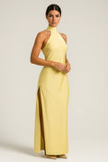 Women’s Flowing Halter Neck Maxi Dress