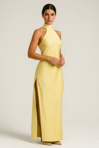 Women’s Flowing Halter Neck Maxi Dress